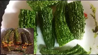 Stuffed Bitter gourd Recipe||చేదు లేకుండా గుత్తి కాకరకాయ మసాలా కర్రీ😋👌