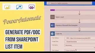 PowerAutomate to Create Docx/PDF inventory reports from SharePoint List
