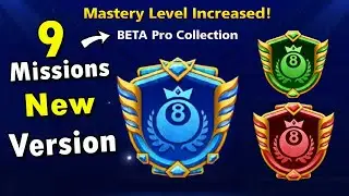 8 ball pool Cue Mastery 🙀 Beta Pro Collection Mastery Level 9 New Version