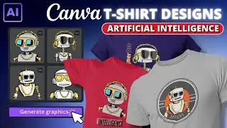 Create T-Shirt Designs With AI on Canva - Generate Designs Instantly!