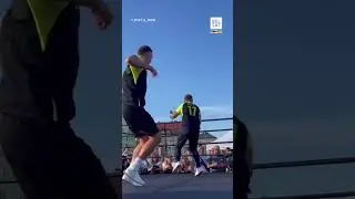 Александр Усик поёт и танцует во Вроцлаве перед чемпионским боем 
