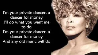 Tina Turner - Private Dancer LYRICS ||Ohnonie (HQ)