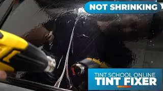 Tint Fixers - FILM WON'T SHRINK❌  - Shrinking - Side Windows - How To Tint Windows - Window Tinting
