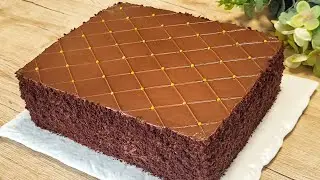 A real royal chocolate cake! 🎂😋 Easy recipe!