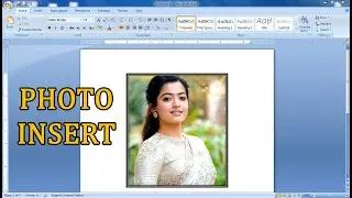 Ms Word Me Photo Kaise Lagaye | How To Insert Photo In Word | Ms Word Tutorial ! Aman Raja Official