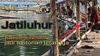 MANCING JATILUHUR Kerjasama Suami Istri menghasilkan  ikan yang besar 