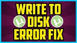 UTORRENT ACCESS IS DENIED WRITE TO DISK FIX 2017 (SUPER EASY) - utorrent Write To Disk Error Fix
