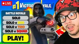 🔴 LIVE! - FORTNITE Typical Gamer vs EVERYONE Extreme Challenge!!