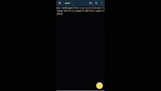 How to Check Year is Leap year or Not using Python Language. #Shorts 🔥