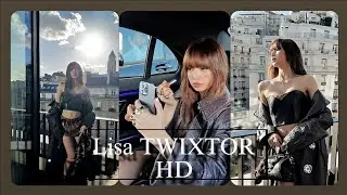 Lisa TWIXTOR HD || Lisa at the women spring-summer 2025 Show Louis Vuitton