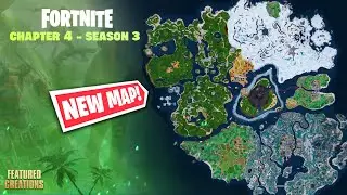 Fortnite Chapter 4 - Season 3 Map Concept, INTO THE WILDS (concept by ​⁠