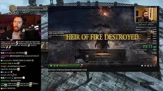 Asmongold Reacts to Dark Souls 3 All Bosses Speedrun World Record [