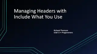 Managing Headers with Include What You Use