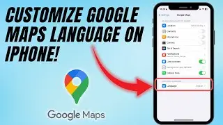 How To Change Google Maps Language on iPhone (NEW UPDATE!) - 2025