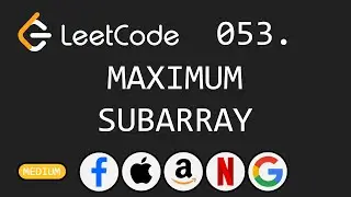 Maximum Subarray - Leetcode 53 - Python