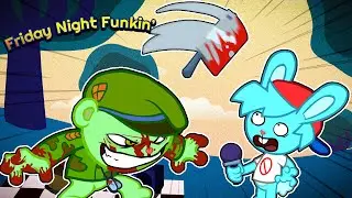 MELLHOR MOD DE HTF EM FNF!! Friday Night Funkin Vs Flippy - Happy Tree Funkers Mod