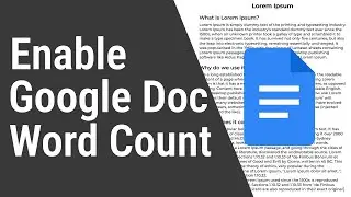 How to count words in google docs