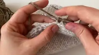 Поднятие петель по краю полотна