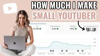 How Much MONEY I Make as a SMALL Youtuber | First Youtube Paycheck? How Much Do Small Channels Make?
