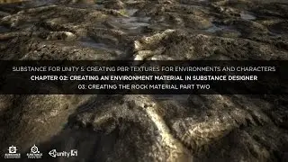 Substance for Unity: Chapter 02-03 Creating the rock material part two | Adobe Substance 3D