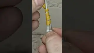 Возьми на заметку!Спиральная обвязка проводов из кактельной трубочки.