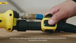Using the Mirka® DEXOS Remote Control: Auto & Manual Modes Explained