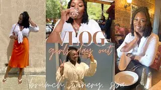 GIRLS DAY VLOG: BRUNCH, WINERY, AND SPA | Kiara La'Shea