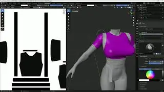 Texturing your Marvelous Designer Clothing in Blender 2.9