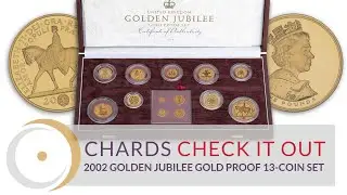 2002 Golden Jubilee Gold Proof 13-Coin Set