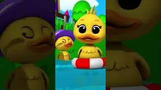 Пять Маленьких Уток Веселая Песня #shorts #fun #rhymes #fivelittleducks