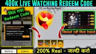100% 😍 Real Redeem Code || FFIC Today Redeem Code || Skyler Character Redeem Code Free Fire