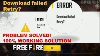 Download Failed Problem on Free Fire Solved | 100 % Working Proof | RDIam