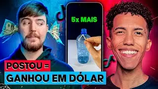 COMO MONETIZAR TIKTOK GRINGO e GANHAR EM DÓLAR (SEM SABER FALAR INGLÊS)