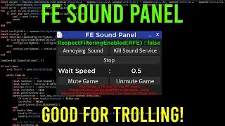Roblox FE Sound Panel Script 😈 #roblox #script #exploit #arceusx