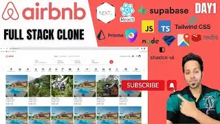 FullStack Airbnb Clone Tutorial with Next.js 14, React, Prisma, Supabase, NextAuth, Tailwind (Day 1)
