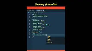 how to create glowing box animation 