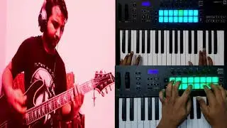 Novation Launchkey FingerDrumming - My 1st composition - Blue Moon (Epic/Orchestral/Rock)