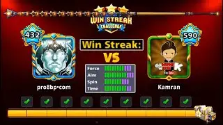 8 ball pool Win Streak Challenge 😎 With Gaming With K 😃 Free Cue And Ring