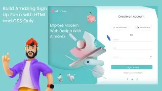 How To Create Login Form In HTML and CSS | Make Sign In Form Design