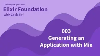 Elixir: Generating a new Application with Mix - [003]
