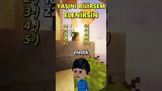 Yaşını bilirsem elenirsin Part 2👶❌