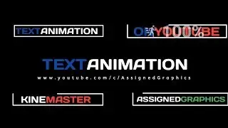 Minimal Text Animation | kineMaster Animation | Pixellab Edit