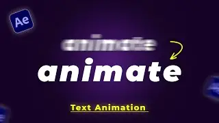 Very Easy Smooth Text Animation in After Effects |After Effects Tutorial in Hindi