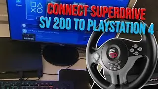 How to connect Superdrive SV 200 to PlayStation 4 - connect Superdrive SV200 to PS4