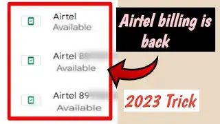 Airtel billing unavailable problem fixed || how to enable Airtel billing on play store 2023.