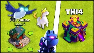 ВСЁ НОВОЕ! ДОМАШНИЕ ПИТОМЦЫ В CLASH OF CLANS😱 НА 14 РАТУШЕ