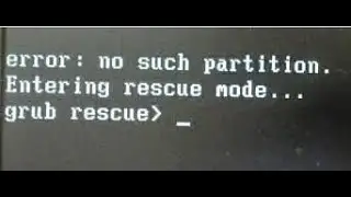 How to fix error : no such partition. Entering rescue mode || Easy Fix - 2020