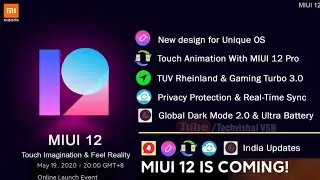 MIUI 12 India Launch Date Official on 19 May Confirmed | MIUI 12 Update | MIUI 12 First List India