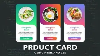 E-commerce Curve Product Card UI Design Using HTML5 and CSS3