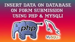 How to Insert Form Data on Database Using PHP & MySQLi | Register Form | Part 2